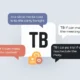 tb meaning in text