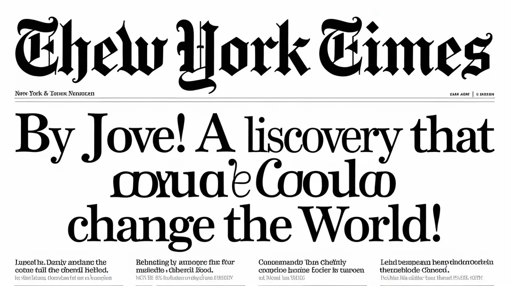 By Jove NYT