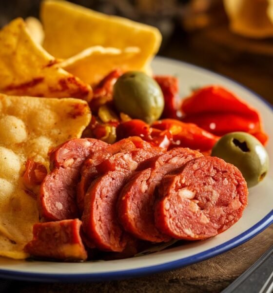 Best Tapas Tortilla Chips con Chorizo Near Me