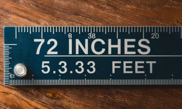 72 inches to feet