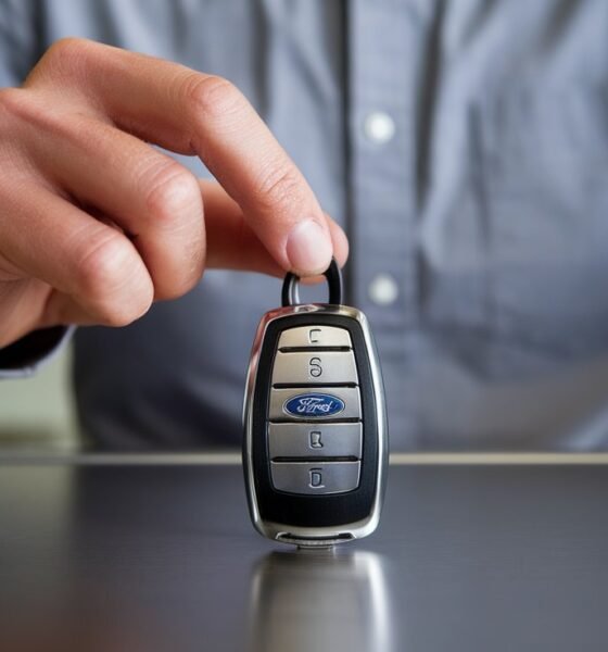 how to change the battery in a Ford key fob