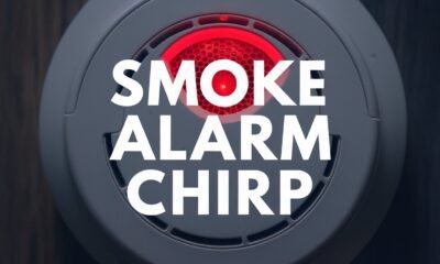 smoke alarm chirp