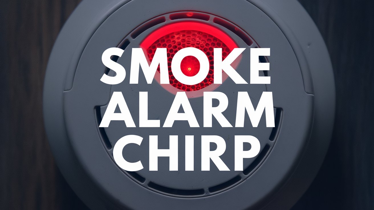 smoke alarm chirp